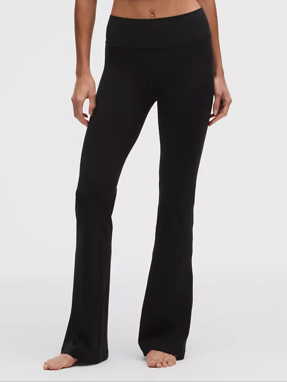 lululemon Groove Super High Rise Flared Pant Black Size 12 NWOT